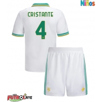 Camiseta AS Roma Bryan Cristante #4 Tercera Equipación para niños 2025-26 manga corta (+ pantalones cortos)